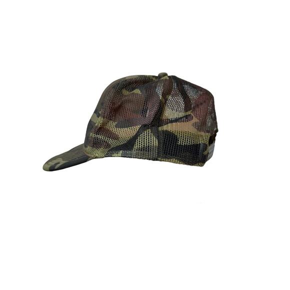 Otto Women's Green Smiley Face Camouflage Foam Mesh Trucker Cap One Size - Picture 5 of 8